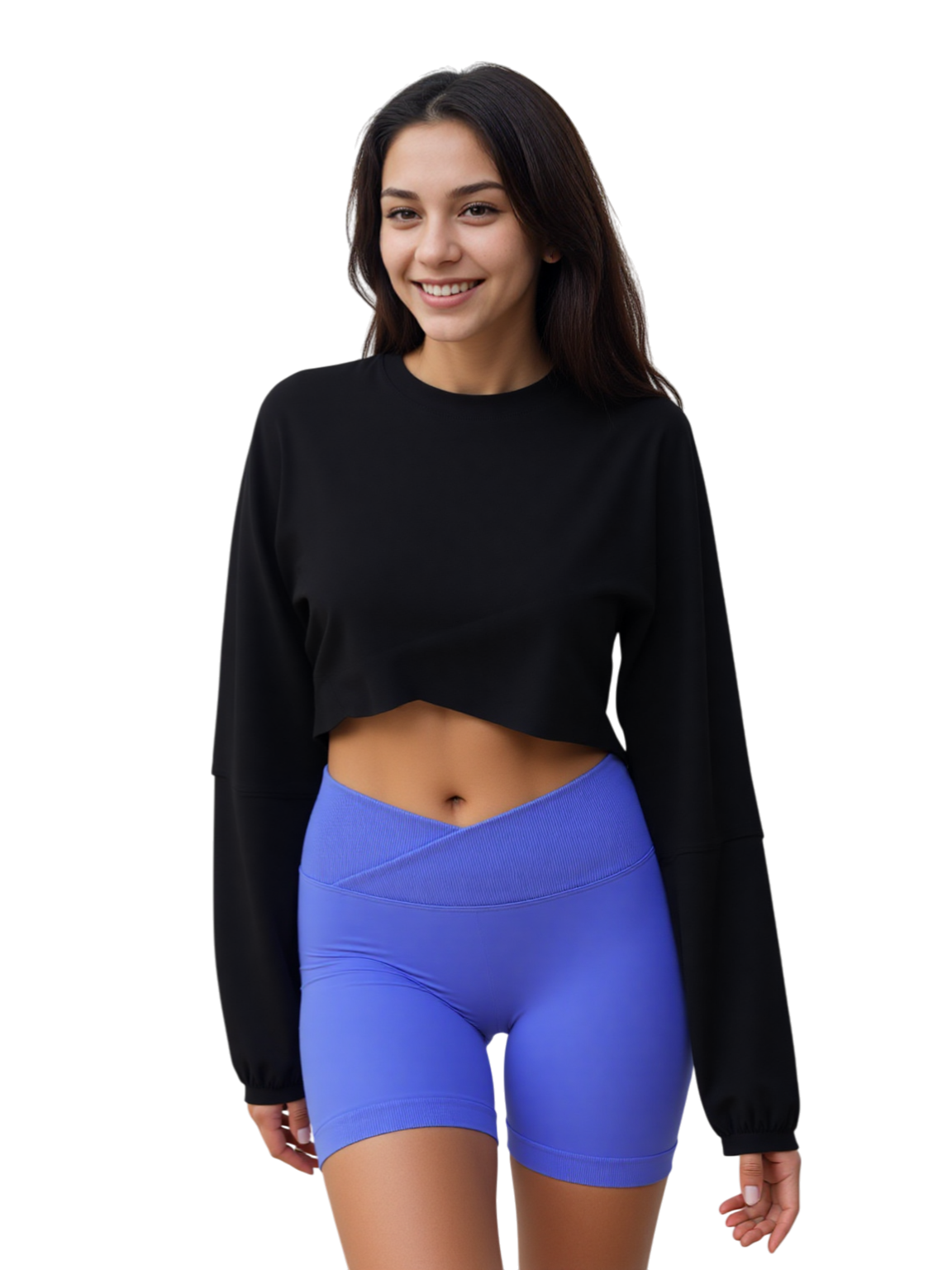 Blue Purple Crossover Shorts