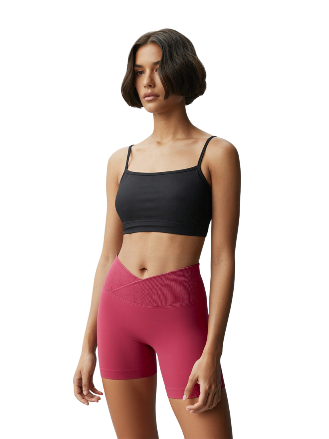 Red Crossover Shorts