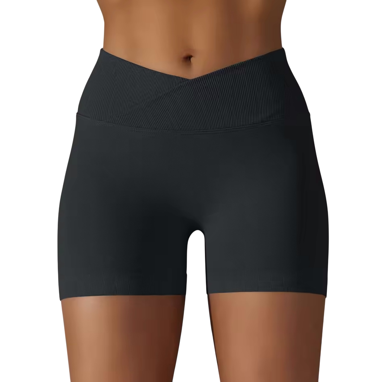 Navy Blue Crossover Shorts