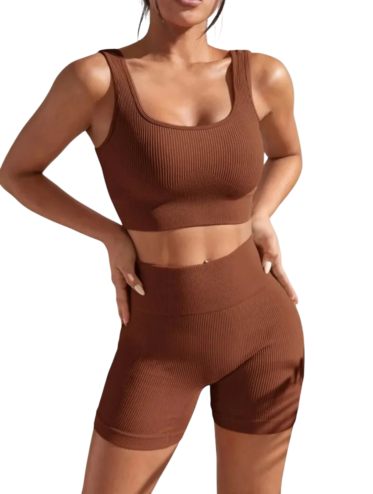 2PCS Ribbed Set